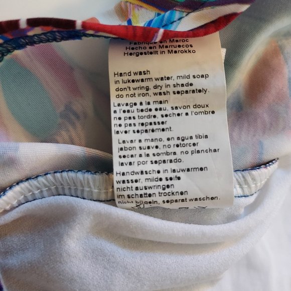 NWOT Madame Butterfly Halter Tankini Bathing Suit Top - Picture 6 of 9